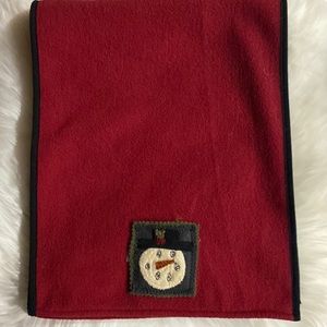 Fleece snowman Scarf